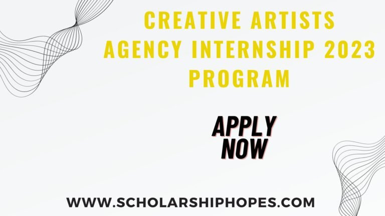 Creative Artists Agency Internship 2023