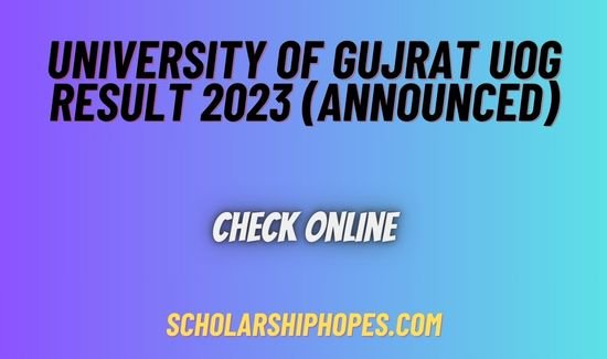 University of Gujrat UOG Result 2023